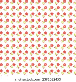 Free vector pink flowers fabric, seamless pattern. vector illustration.