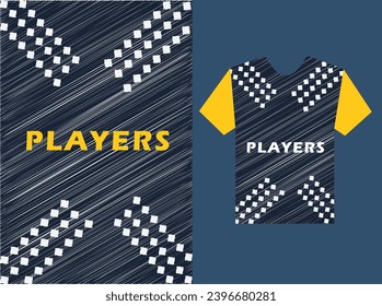 Vibes libres de vector positivo carta fondo fácil, diseño de camisetas de los jugadores, diseño de ropa deportiva.

