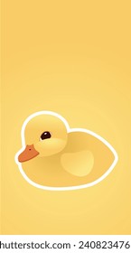 free vector poster wallpaper yellow swim duck