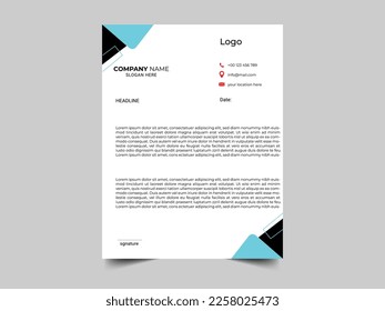 Free vector professional creative letterhead template design for your business