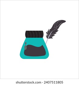 Free vector quill pens and inks collection