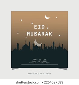 Free vector ramadan kareem islamic greeting in paper style