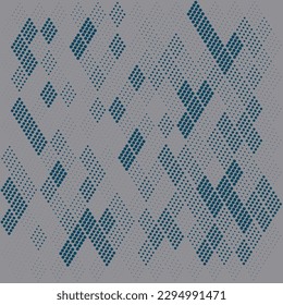 Free vector random square halftone pattern