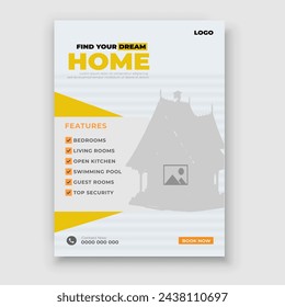 Free vector real estate house property Instagram post or social media flyer template