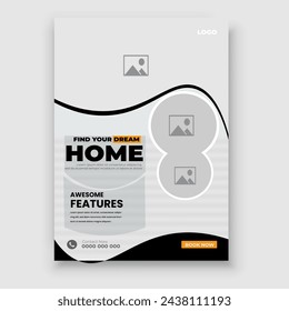 Free vector real estate house property Instagram post or social media flyer template