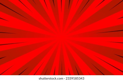 Free vector red color flat comic style background
