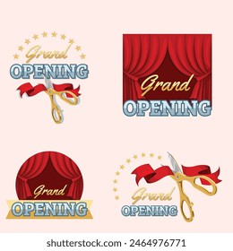 Free vector re-opening soon illustration