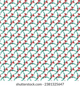  Free vector seamless pattern with Christmas  balls.