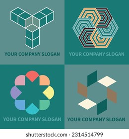 Free vector set of company logos