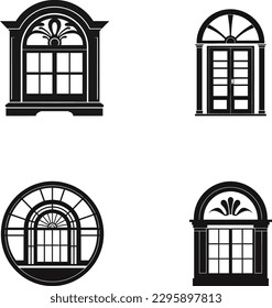 Free vector set of windows illustration