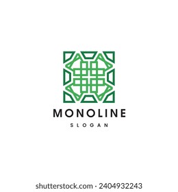 Free vector simple monoline logo