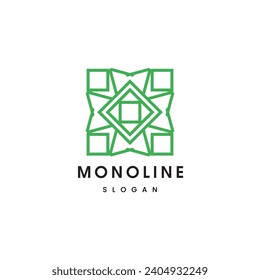 Free vector simple monoline logo