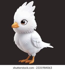 Free vector small beautiful bird