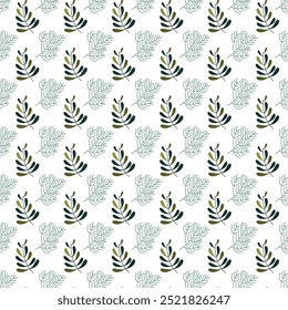 Free vector small winter flowers pattern design.