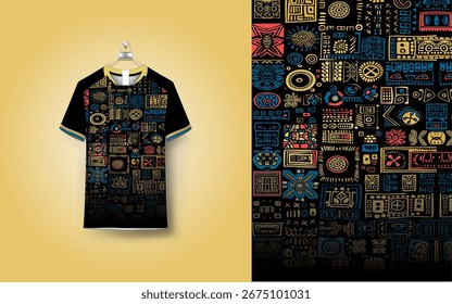 Diseño de camiseta deportiva de Plantilla de jersey de fútbol de Vector gratis