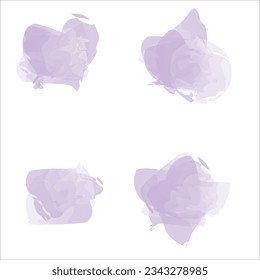 Free vector soft watercolor splash stain background