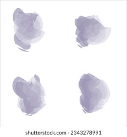 Free vector soft watercolor splash stain background