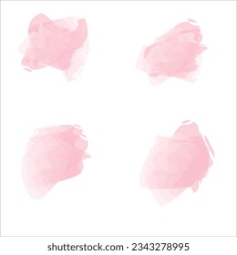 Free vector soft watercolor splash stain background