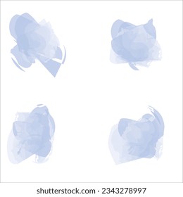 Free vector soft watercolor splash stain background