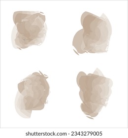 Free vector soft watercolor splash stain background