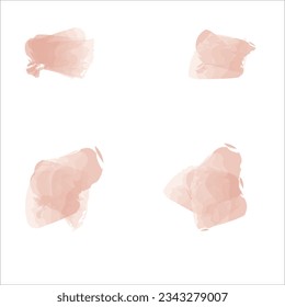 Free vector soft watercolor splash stain background