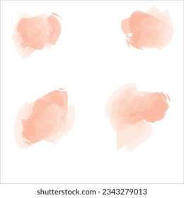 Free vector soft watercolor splash stain background