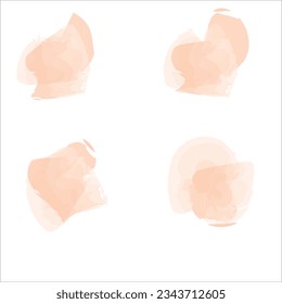 Free vector soft watercolor splash stain background