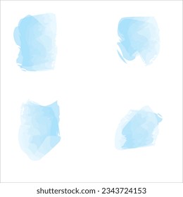 Fondo de mancha de manchas de color de agua suave vectorial libre
