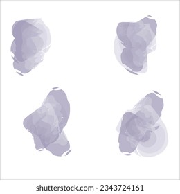 Free vector soft watercolor splash stain background