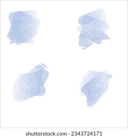 Free vector soft watercolor splash stain background