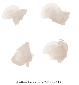 Free vector soft watercolor splash stain background