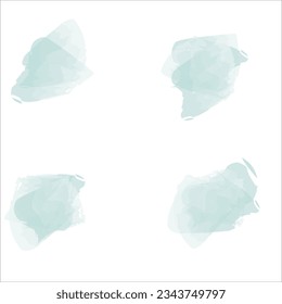 Free vector soft watercolor splash stain background