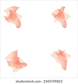 Free vector soft watercolor splash stain background
