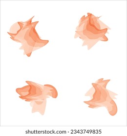 Free vector soft watercolor splash stain background