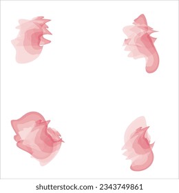 Free vector soft watercolor splash stain background