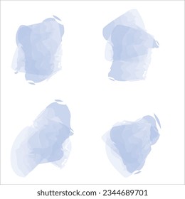 Free vector soft watercolor splash stain background