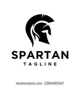 Free vector spartan helmet logo design