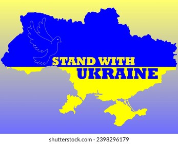 Free vector Stand with Ukraine