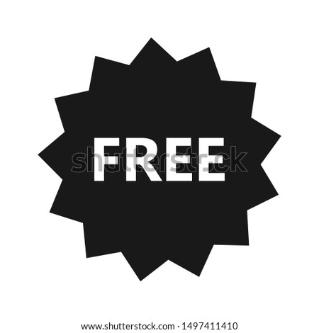 Free vector sticker button. Label sticker. Add badge.