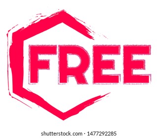 Free. Vector Sticker. Free Label Vector. Free Stamp.  