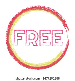 Free. Vector Sticker. Free Label Vector. Free Stamp.  