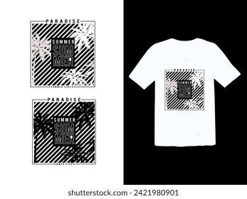 Free vector summer beach illustration outdoor adventure vector graphic for t shirt