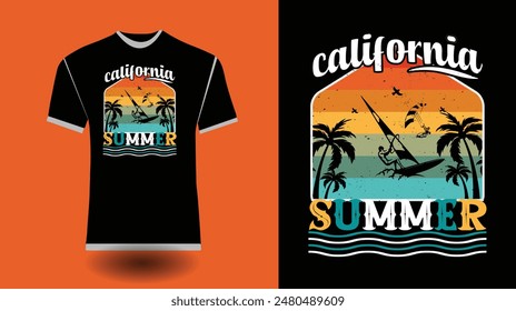 Free vector surfing festival summer banner for surfing tshirt