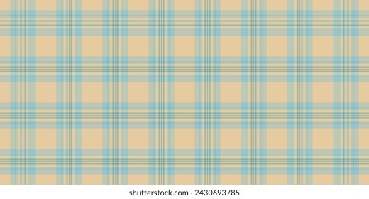 Kostenlose Vektor-Textur Textil, koreanischer Scheck plaid Hintergrund. Rich Tartan nahtlose Stoffmuster in Pastell- und Bernsteinfarbe.