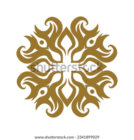 Free vector thai ethnic decorative elements vector. element ethnic, decorative ornament background editable free vector image