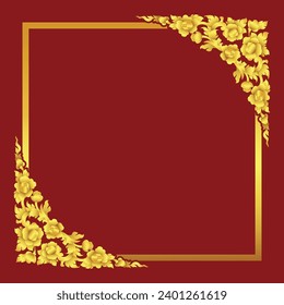 free vector thai frame Puttan