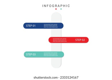 Free vector timeline infographic template. Flat timeline infographic template with shadow effect.