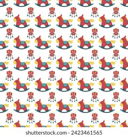 Free vector toys pattern design