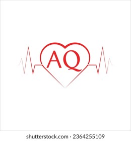 Free vector triple letter logo aq
logo illustration