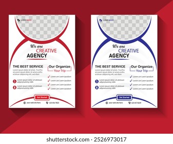 Vector gratis | Plantilla de volante de negocios de Vertical